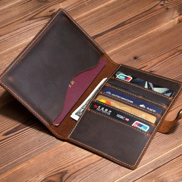 wallets sf053 2021 genuine leather passport wallet vintage cow cover holder travel, Red;black
wallets sf053 2021 genuine leather passport wallet vintage cow cover holder travel, Red;black