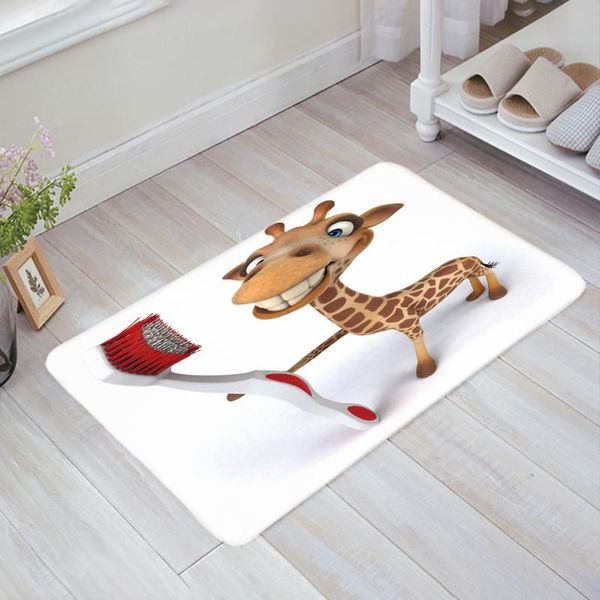 cushion/decorative pillow cute giraffe holding toothbrush cartoon doormat non-slip rug soft bath mats bathroom supplies carpet living room
cushion/decorative pillow cute giraffe holding toothbrush cartoon doormat non-slip rug soft bath mats bathroom supplies carpet living room
