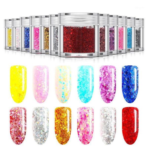 12colors bling nail glitter uv gel polish 3d sequins tips 10g art diy sticker acrylic powder decor1, Silver;gold
12colors bling nail glitter uv gel polish 3d sequins tips 10g art diy sticker acrylic powder decor1, Silver;gold