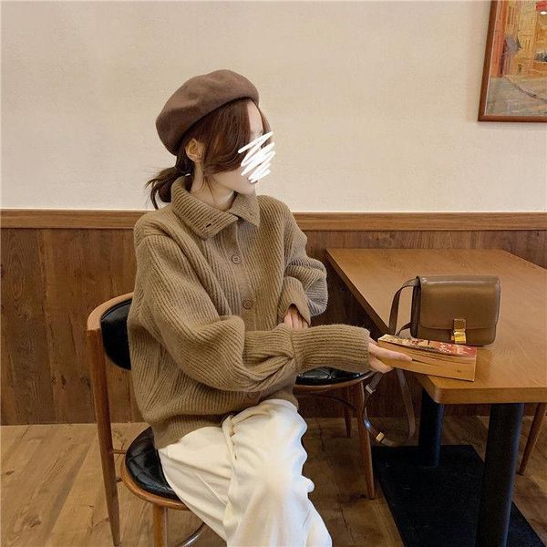 women's knits & tees turtleneck cardigan knitted sweater 2021 spring autumn sweaters women fashion coats vintage casual loose y364, White
women's knits & tees turtleneck cardigan knitted sweater 2021 spring autumn sweaters women fashion coats vintage casual loose y364, White