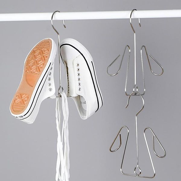 creative shoe rack hook hanger hanging stainless steel outdoor balcony windproof hangers & racks
creative shoe rack hook hanger hanging stainless steel outdoor balcony windproof hangers & racks