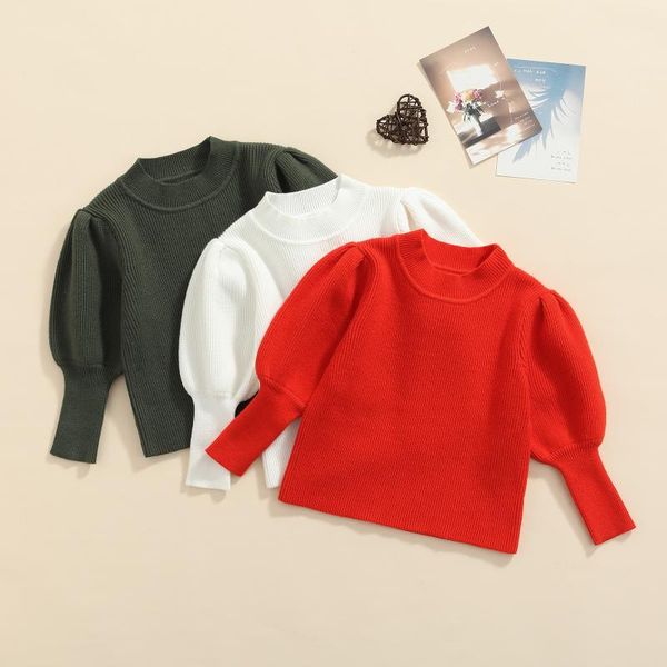 pullover 2021 fashion winter warm infant baby girls knitted sweater cute solid color puff sleeve half collar outwear, Blue
pullover 2021 fashion winter warm infant baby girls knitted sweater cute solid color puff sleeve half collar outwear, Blue