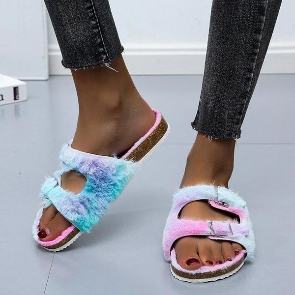 fur slippers women fashion winter warm short plush slides shoes for furry female+shoes, Black
fur slippers women fashion winter warm short plush slides shoes for furry female+shoes, Black