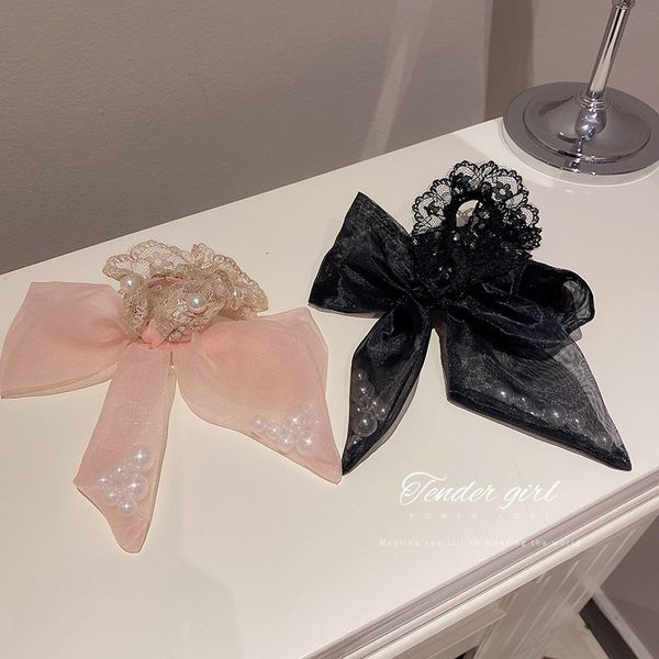 pearl gauze bowknot lace pink hair rope japanese and fashion fengsen girl's heart hair accessories fashion personality headdress
pearl gauze bowknot lace pink hair rope japanese and fashion fengsen girl's heart hair accessories fashion personality headdress