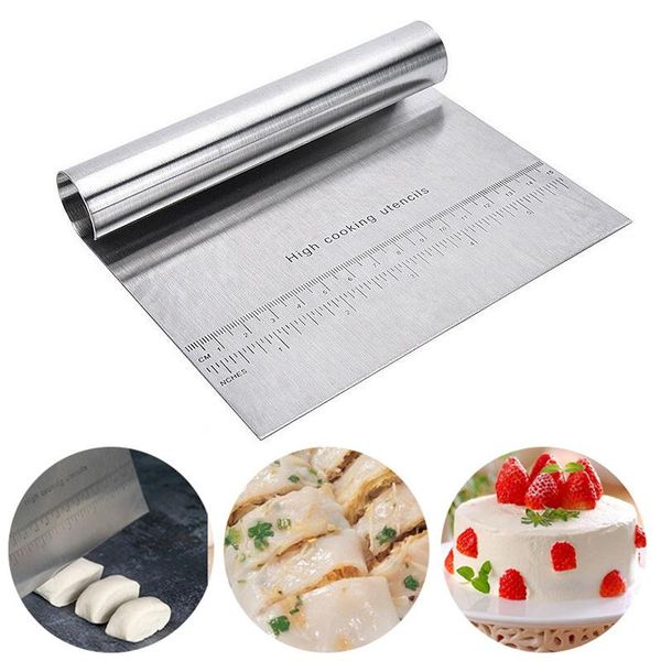 baking & pastry tools stainless steel pizza dough scraper cutter flour pastries cake tool for home kitchen he
baking & pastry tools stainless steel pizza dough scraper cutter flour pastries cake tool for home kitchen he