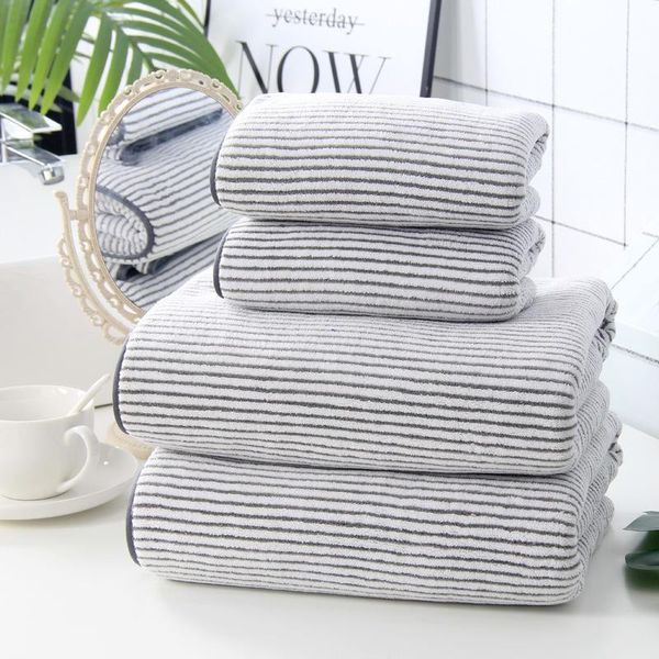 solid color striped fashion bath towel thickened men and women household soft water-absorbent quick-drying suit
solid color striped fashion bath towel thickened men and women household soft water-absorbent quick-drying suit