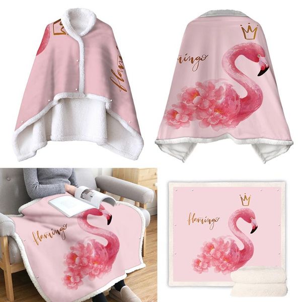 blankets flamingo wearable blanket thickness warm faux cashmere lazy sleeved button portable office shawl magic gift
blankets flamingo wearable blanket thickness warm faux cashmere lazy sleeved button portable office shawl magic gift