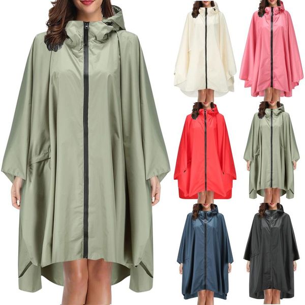 raincoats 2021 women's wave long raincoat rain jacket outdoor solid waterproof windproof poncho outwear impermeable hoodies coats
raincoats 2021 women's wave long raincoat rain jacket outdoor solid waterproof windproof poncho outwear impermeable hoodies coats