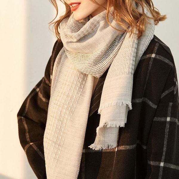 scarves 2021 women's scarf winter autumn, design wool fashionable mesh warm and comfortable long shawls, Blue;gray
scarves 2021 women's scarf winter autumn, design wool fashionable mesh warm and comfortable long shawls, Blue;gray