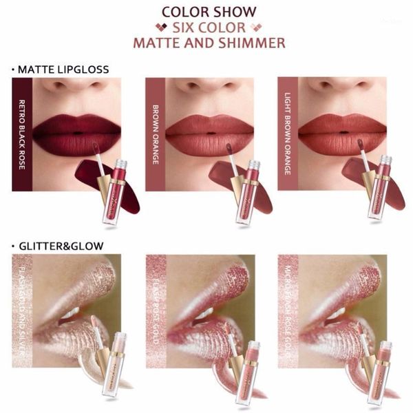6pcs/set multipurpose matte shimmer lip gloss liquid lipstick set sparkly waterproof long-lasting highlighter kit1
6pcs/set multipurpose matte shimmer lip gloss liquid lipstick set sparkly waterproof long-lasting highlighter kit1