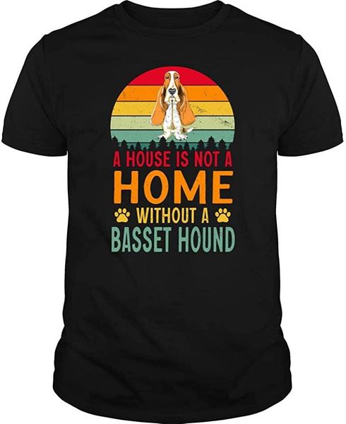 men's t-shirts a house is not home without basset hound tshirt - tee, White;black
men's t-shirts a house is not home without basset hound tshirt - tee, White;black