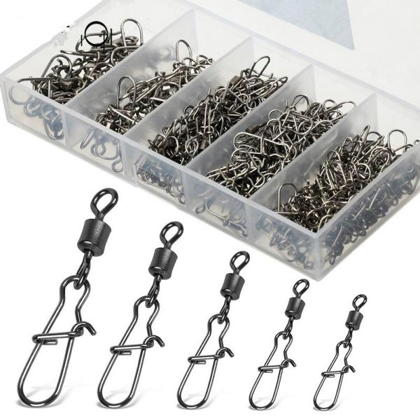 sfit 50/100pcs fishing connector swivels interlock pin snap 4/6/8/10/12# rolling swivel fishhook lure hook accessories hooks
sfit 50/100pcs fishing connector swivels interlock pin snap 4/6/8/10/12# rolling swivel fishhook lure hook accessories hooks