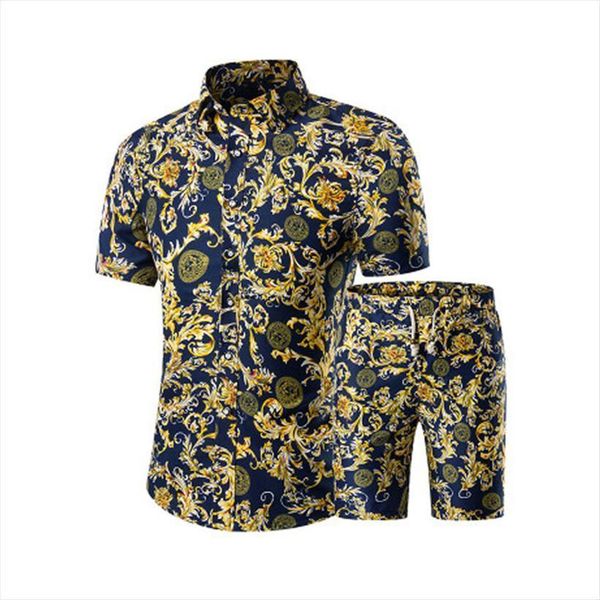 summer printed t shirt mens tracksuits shorts decorative pattern two piece sets plus size, Gray
summer printed t shirt mens tracksuits shorts decorative pattern two piece sets plus size, Gray