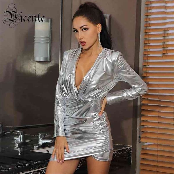 stylish mini dress cocktail party wear deep v neck draped design long sleeves celebrity club vestido 210520, Black;gray
stylish mini dress cocktail party wear deep v neck draped design long sleeves celebrity club vestido 210520, Black;gray