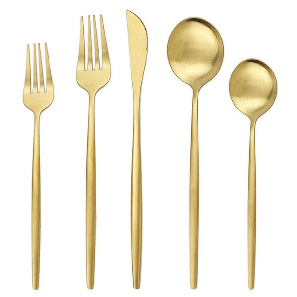 dinnerware sets 2/4/6set gold cutlery set 304 stainless steel knife dessert fork spoon kitchen tableware flatware
dinnerware sets 2/4/6set gold cutlery set 304 stainless steel knife dessert fork spoon kitchen tableware flatware