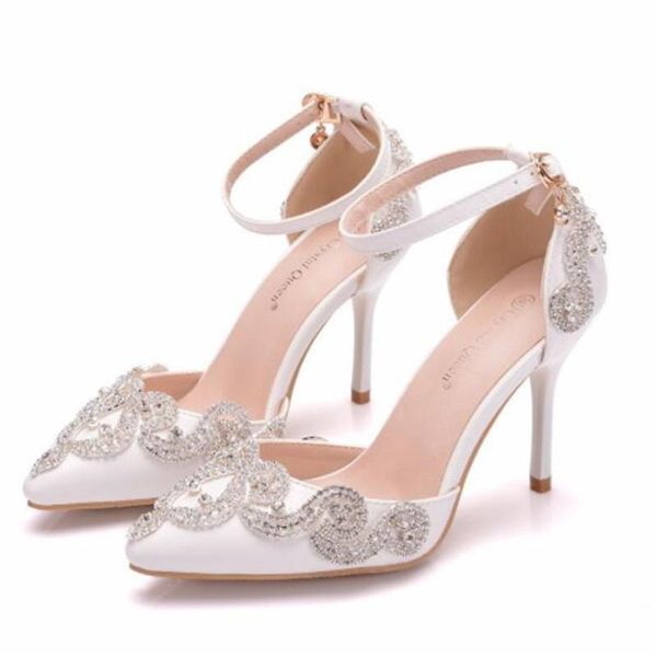 dress shoes pcuan rhinestones fine heels sandals woman sweet luxury wedge platform wedding high pumps for party 9, Black
dress shoes pcuan rhinestones fine heels sandals woman sweet luxury wedge platform wedding high pumps for party 9, Black