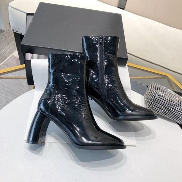 women's authentic leather boots, fashion high heels, autumn and winter, party shoes boots, Black
women's authentic leather boots, fashion high heels, autumn and winter, party shoes boots, Black