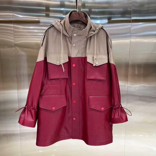 women's leather & faux woman natural coats sheepskin 2021 fashion female windbreaker jackets real h315, Black
women's leather & faux woman natural coats sheepskin 2021 fashion female windbreaker jackets real h315, Black