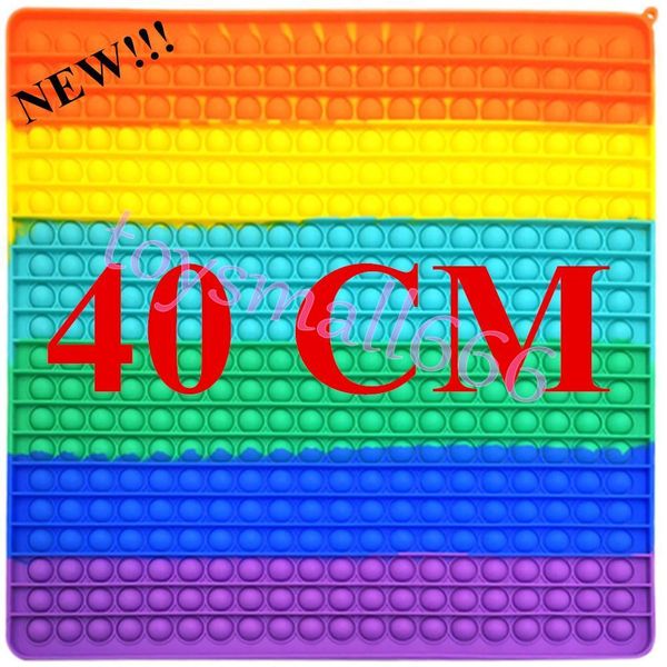 40cm super big size push bubble fidget toys autism needs squishy stress reliever rainbow kid funny anti-stress toys
40cm super big size push bubble fidget toys autism needs squishy stress reliever rainbow kid funny anti-stress toys