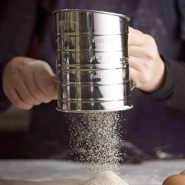 1pc stainless steel hand crank sieve cup powder flour mesh baking tools kitchen cakes decorating pastry accessories &
1pc stainless steel hand crank sieve cup powder flour mesh baking tools kitchen cakes decorating pastry accessories &