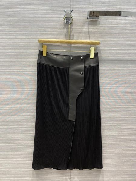 skirts 2021 autumn black for women good quality sheepskin spliced high waist fashion 3d cut slim pleated lady
skirts 2021 autumn black for women good quality sheepskin spliced high waist fashion 3d cut slim pleated lady