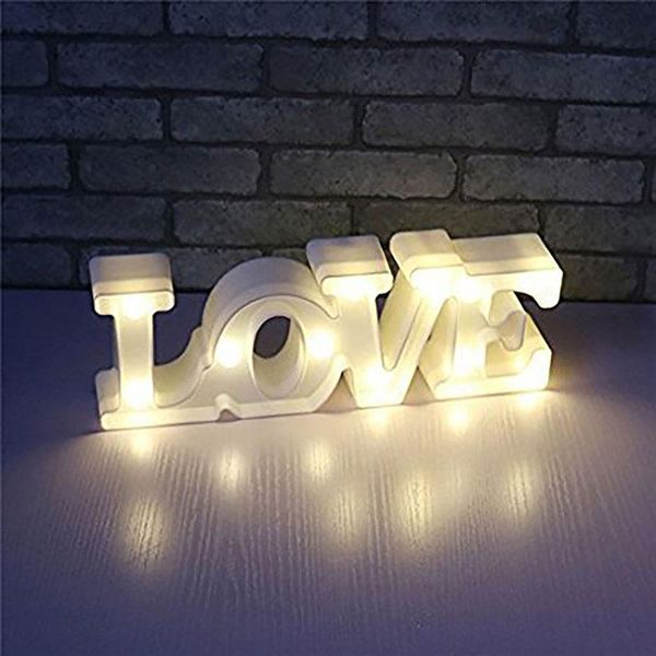night lights wedding gift for valentine's day sign of love decoration light birthday party