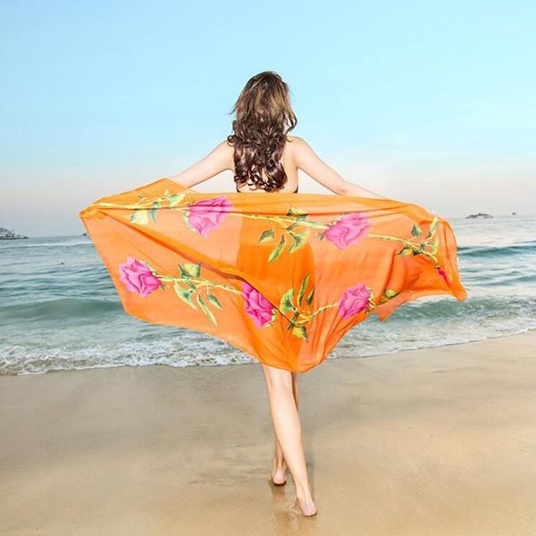 180x100cm pareo scarf women beach sarongs cover up summer chiffon scarves geometrical design plus size women's swimwear, White;black
180x100cm pareo scarf women beach sarongs cover up summer chiffon scarves geometrical design plus size women's swimwear, White;black
