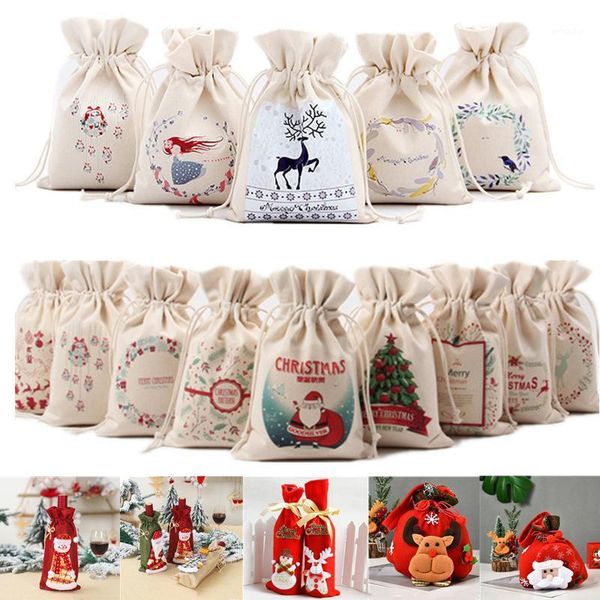 christmas decorations candy gift bag xmas santa claus canvas drawstring decor sack for home year vintage stockings tableware
christmas decorations candy gift bag xmas santa claus canvas drawstring decor sack for home year vintage stockings tableware