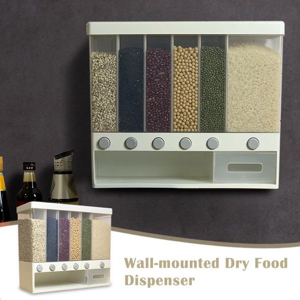 storage bottles & jars wall-mounted dry dispenser rice bucket multi compartments automatic metering box sealed grain container bv7
storage bottles & jars wall-mounted dry dispenser rice bucket multi compartments automatic metering box sealed grain container bv7