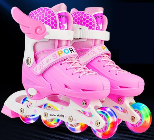inline & roller skates mesh fabric flash skate shoes ajustable skating speedroller sneakers children for girls blue outdoor
inline & roller skates mesh fabric flash skate shoes ajustable skating speedroller sneakers children for girls blue outdoor