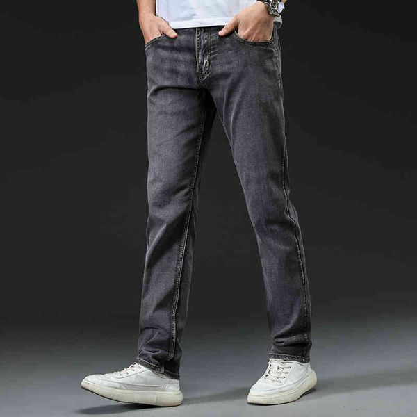 men's jeans for men straight trousers male slim fit business denim designer casual biker pants pantalon hombre homme sj9b, Blue
men's jeans for men straight trousers male slim fit business denim designer casual biker pants pantalon hombre homme sj9b, Blue