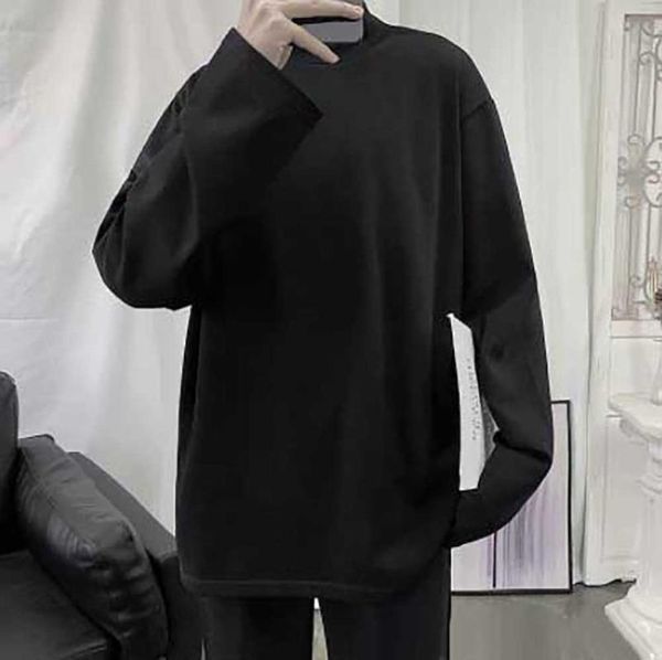 men's t-shirts loose hip-hop tide bottoming shirt men autumn winter long-sleeved t-shirt turtleneck pullovers high street clothes tee a, White;black
men's t-shirts loose hip-hop tide bottoming shirt men autumn winter long-sleeved t-shirt turtleneck pullovers high street clothes tee a, White;black