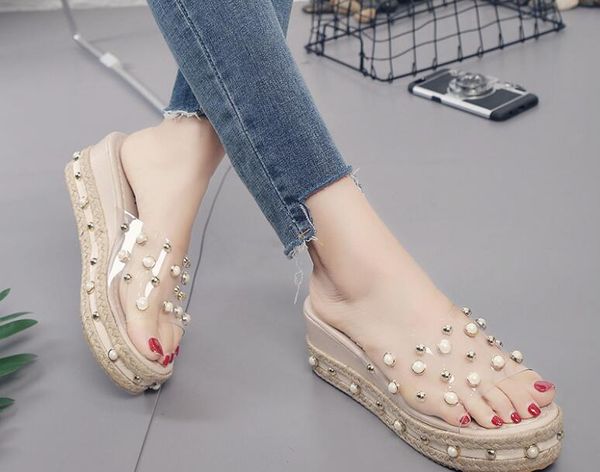 summer women sandals fashion women's wedge slip comfortable leisure shoes size, Black
summer women sandals fashion women's wedge slip comfortable leisure shoes size, Black