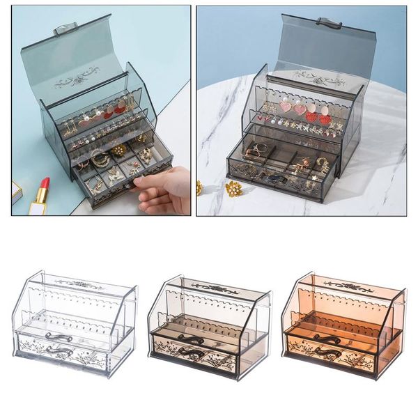 acrylic makeup jewelry organizer dresser table box for bathroom earrings desk brushes rings earring boxes drawer storage & bins
acrylic makeup jewelry organizer dresser table box for bathroom earrings desk brushes rings earring boxes drawer storage & bins