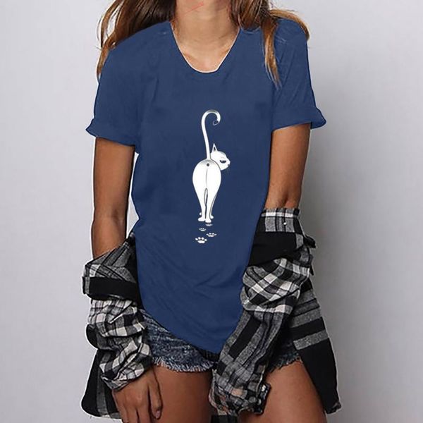 women's t-shirt harajuku cat print women t-shirts plus size short sleeve tees shirt summer round neck oversized t y2king femme, White
women's t-shirt harajuku cat print women t-shirts plus size short sleeve tees shirt summer round neck oversized t y2king femme, White