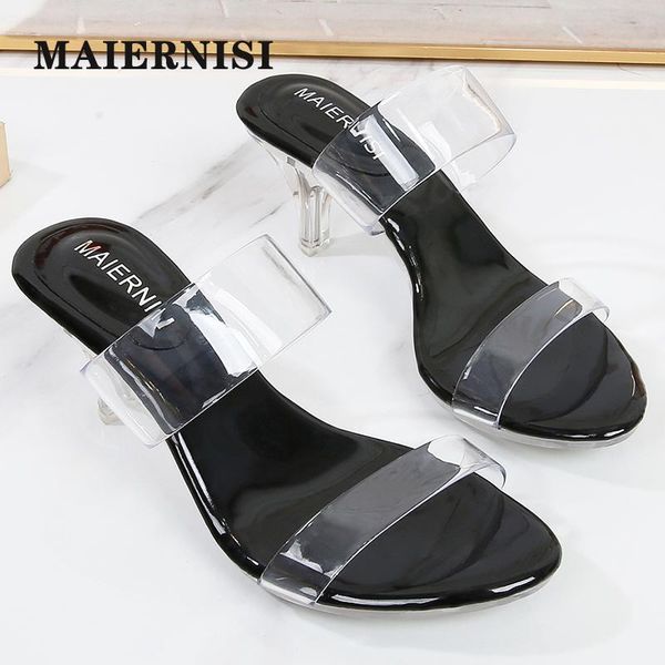 women sandals pvc female shoes crystal slippers one-word laceslow heel 6.5cm clear heels for beach party shows, Black
women sandals pvc female shoes crystal slippers one-word laceslow heel 6.5cm clear heels for beach party shows, Black