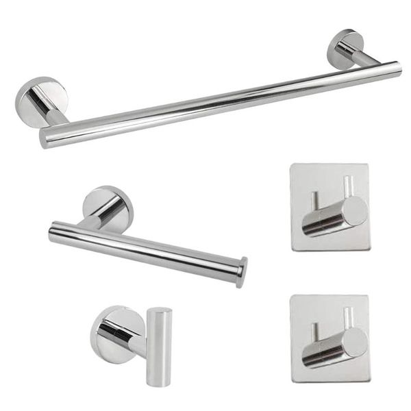 bath accessory set 5pcs home toilet paper holder stainless steel el towel bar bathroom hardware hanger rustproof shower hook wall mounted
bath accessory set 5pcs home toilet paper holder stainless steel el towel bar bathroom hardware hanger rustproof shower hook wall mounted