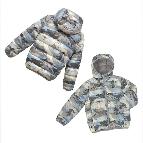 winter kids camouflage down coat thickening warm down-filled jacket 3-10t children designer hooded overcoat 5 color, Blue;gray
winter kids camouflage down coat thickening warm down-filled jacket 3-10t children designer hooded overcoat 5 color, Blue;gray