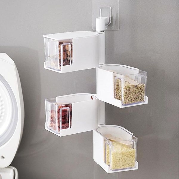 storage bottles & jars kitchen box wall-mounted rotatable seasoning household multi-layer drawer type organizers
storage bottles & jars kitchen box wall-mounted rotatable seasoning household multi-layer drawer type organizers