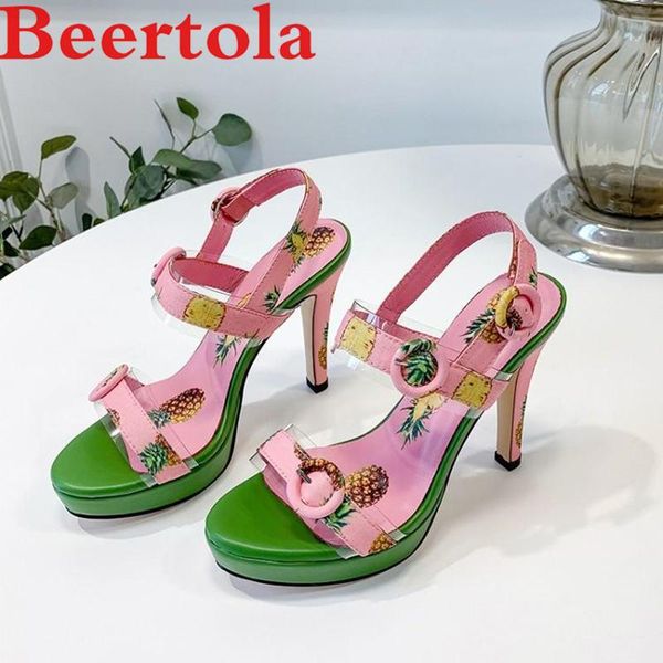 platform women sandals pineapple print pink circle buckle strap slingbacks pumps casual high heels sandalias de mujer, Black
platform women sandals pineapple print pink circle buckle strap slingbacks pumps casual high heels sandalias de mujer, Black