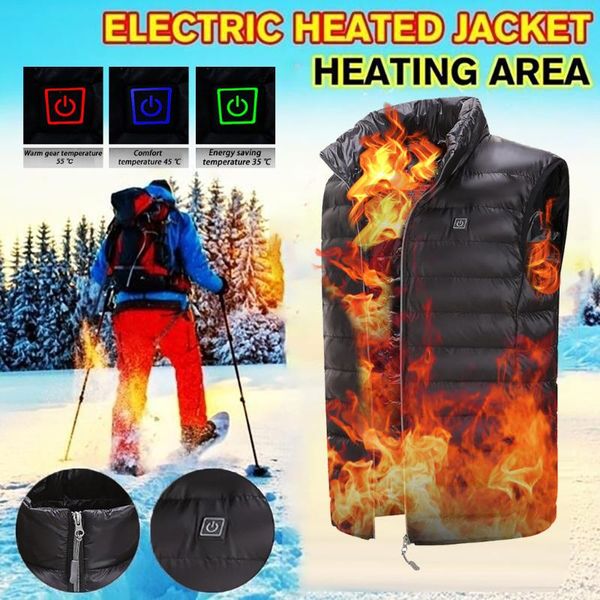 women's vests fashion outdoor warm clothing heated for riding skiing fishing charging via coat w1211, Black;white
women's vests fashion outdoor warm clothing heated for riding skiing fishing charging via coat w1211, Black;white