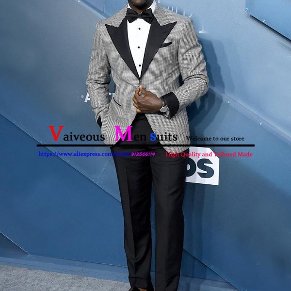 men's suits & blazers white with black checkered mens tuxedos celebrity dinner party blazer suit slim fit business casual male jacket p, White;black
men's suits & blazers white with black checkered mens tuxedos celebrity dinner party blazer suit slim fit business casual male jacket p, White;black