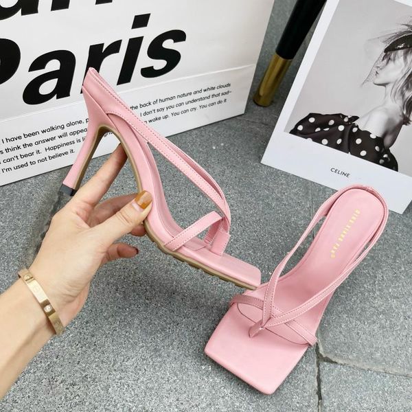 cross-tied narrow band high heel women sandals square open toe outdoor slippers summer brand design shoes, Black
cross-tied narrow band high heel women sandals square open toe outdoor slippers summer brand design shoes, Black