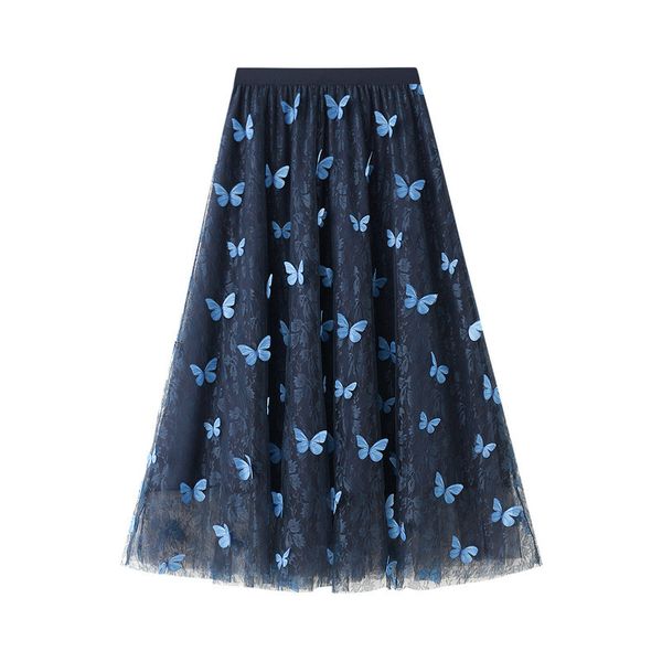 skirts spring 3d butterfly embroidery maxi gauze fairy sweet embroidered butterflies a-line ankle long mesh skirts, Black
skirts spring 3d butterfly embroidery maxi gauze fairy sweet embroidered butterflies a-line ankle long mesh skirts, Black
