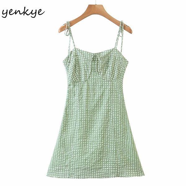 vintage green polka dot sling dress women sleeveless a-line linen holiday summer mini vestido 210514, Black;gray
vintage green polka dot sling dress women sleeveless a-line linen holiday summer mini vestido 210514, Black;gray