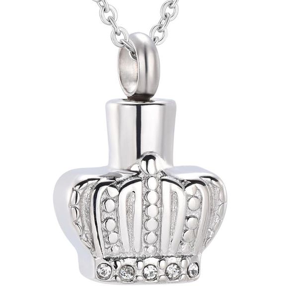 pendant necklaces ijd9632 clear crystal crown memorial urn keepsake cremation women,wholesale 316l stainless steel necklace, Silver
pendant necklaces ijd9632 clear crystal crown memorial urn keepsake cremation women,wholesale 316l stainless steel necklace, Silver