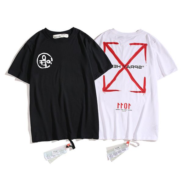 summer off fashion red 2021 arrow print casual crew neck men's and women's short sleeve t-shirt, White;black
summer off fashion red 2021 arrow print casual crew neck men's and women's short sleeve t-shirt, White;black