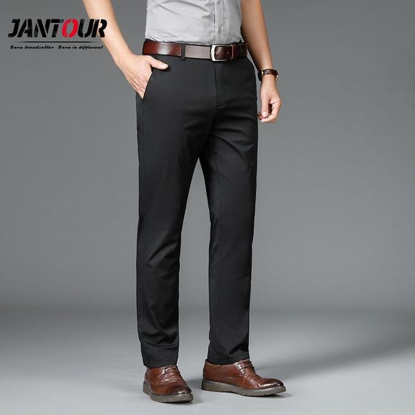 men's pants jantour business mens trousers formal summer suit men office 98%cotton straight loose dress big size 40 42, Black
men's pants jantour business mens trousers formal summer suit men office 98%cotton straight loose dress big size 40 42, Black
