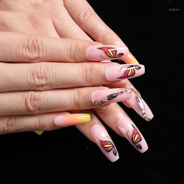 net red nail butterfly patch ballet wearing colorful beauty artificial false nails1, Red;gold
net red nail butterfly patch ballet wearing colorful beauty artificial false nails1, Red;gold