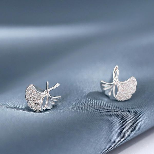 stud elegant style silver ginkgo leaf earring 925 micro-mosaic zircon flower plant earrings for women girl kid gift, Golden;silver
stud elegant style silver ginkgo leaf earring 925 micro-mosaic zircon flower plant earrings for women girl kid gift, Golden;silver